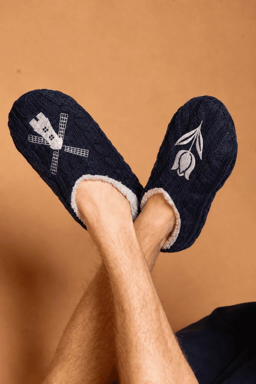 Pantoffels die mensen zelf willen dragen