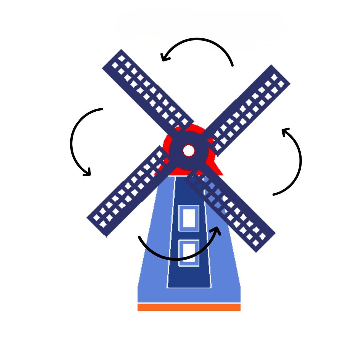 Spinning charm