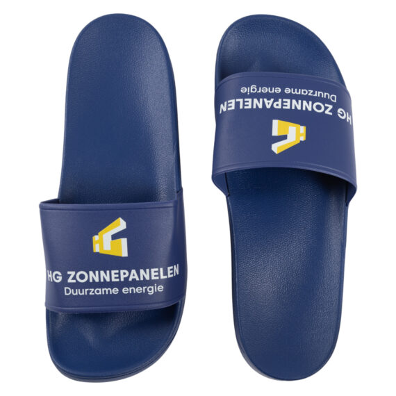 Badslippers met print Bosscher International